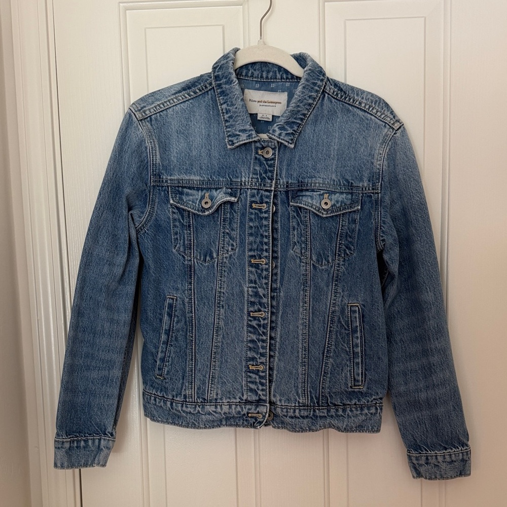 Anthropologie Light Blue Denim Jacket